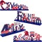 4-Piece 4th of July Decorations – Patriotic Red, White & Blue Gnomes for Home, Classroom, or Office, Memorial Day & Independence Day